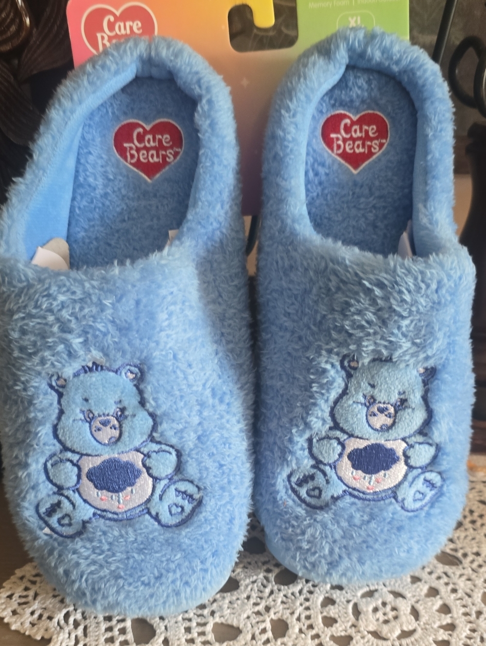 Care Bears Light Blue Plush Kids One-Piece Footies